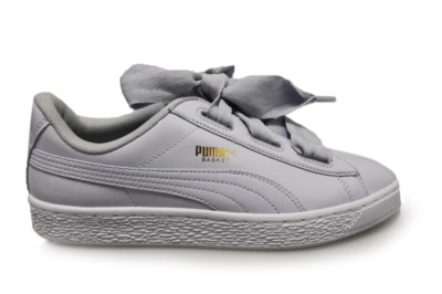white patent puma trainers